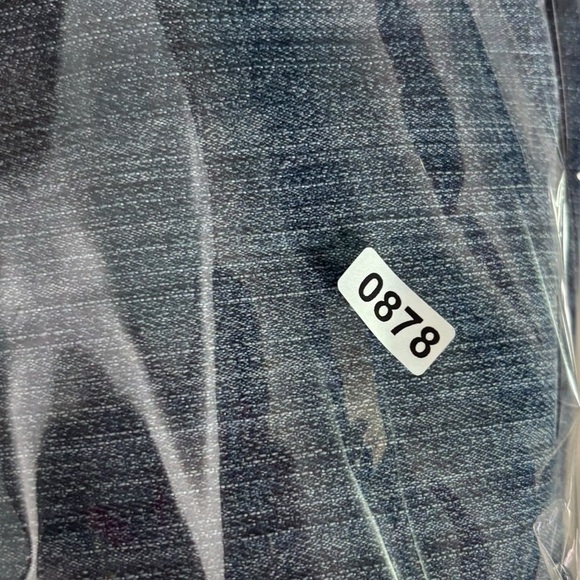 Beyonce's Dereon Embellished Velour Low Rise Flare Dark Distressed Jeans Size 16 - Picture 15 of 16